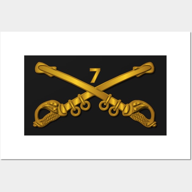 7th Cavalry Branch wo Txt Wall Art by twix123844